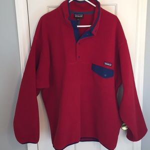 Patagonia Red Synchilla Snap-T Fleece Pullover